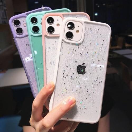 Camera Lens Protection Phone Case on For iPhone 11 12 Pro Max 8 7 6 6s Plus Xr XsMax X Xs SE 2020 12 Color Candy Soft Back Cover