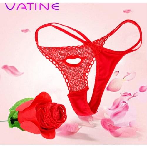 VATINE Novel Design Womens Underwear G String Womens Panties Random Send Lady Sexy Thongs Roses Shape Lace Lingerie