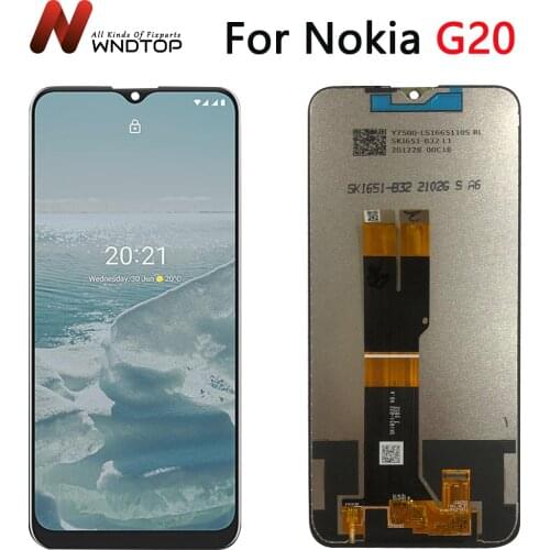 6.52"For Nokia G20 LCD Display Touch Panel Screen Digitizer Assembly Replacement TA-1336, TA-1343, TA-1347, TA-1372, TA-1365 LCD
