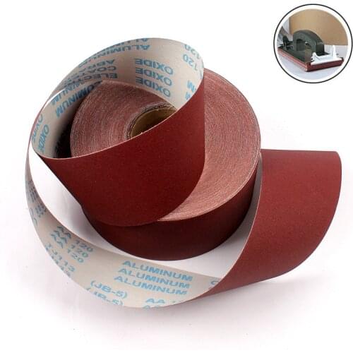 1M Emery cloth sandpaper roll 60-600 Grit abrasive sanding belts for woodcarving wall polishing Metal Rust remover Grinding Tool