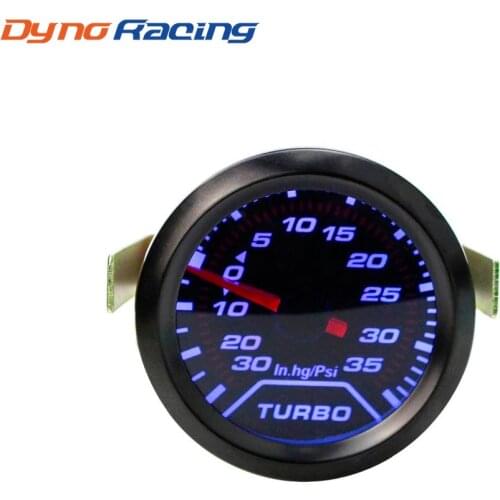 2" 52mm Auto Turbo Boost Gauge PSI Smoke Dial Blue LED Light Interior Dash Car Meter YC100179