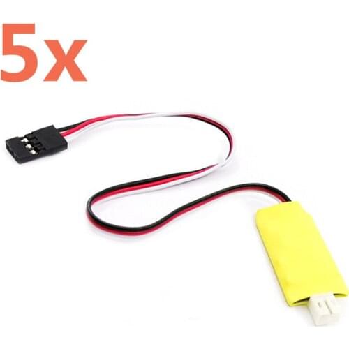 5Pieces Winch Three Way Wireless Remote Control Receiver Speed Controller Three Channels For 1/10 RC Crawler Cars Tamiya Axial