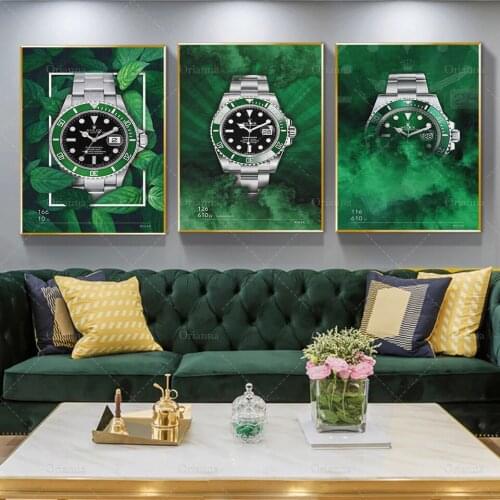 5D Diamond Painting Watches Home Decor Art Modern Bedside Background Classic Poster Cross Stitch Kit Room Decoration