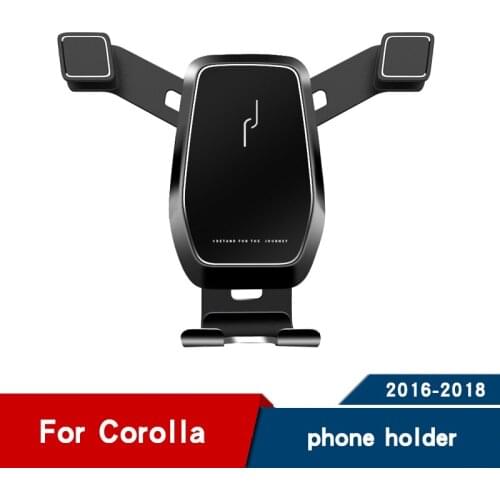 Car Phone Holder for Toyota Corolla Air Vent Mobile Phone Stand Navigation Bracket Navigation Bracket 2016 2017 2018