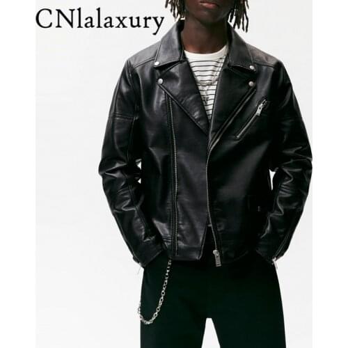 Мужские куртки из искусственной кожи Cnlalaxury China At AliExpress