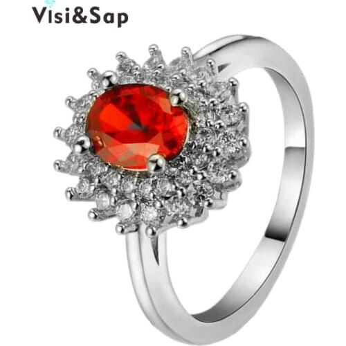 Eleple Rings With Cubic Zirkonia For Women