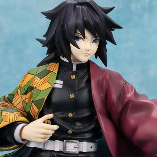 23cm Kimetsu No Yaiba Action Figure Collocation PVC Model Doll Tanjirou Nezuko Inosuke Figurine Anime Periphery Toys for Kids