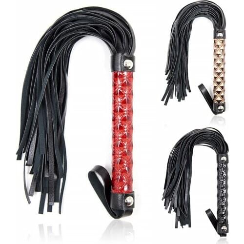 Whip Erotic Fetish Spanking BDSM Bondage Style Whip Adult Games Sex Toys Couples Spanking SM Games 3 Colors Bondage Products