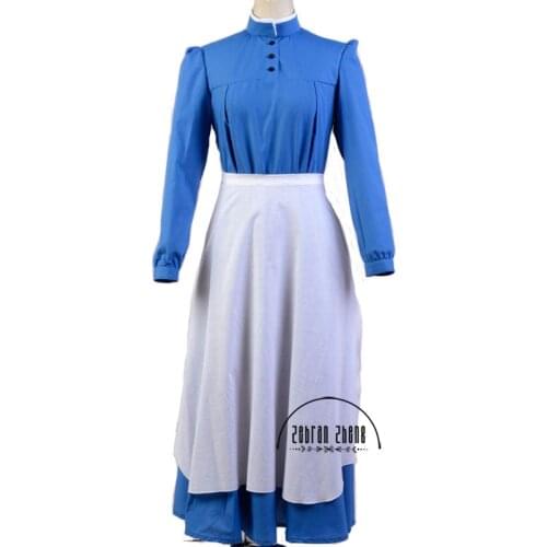 Custom-made Howls Moving Castle Sophie Hatter Cosplay Costume Dress For Party Costume