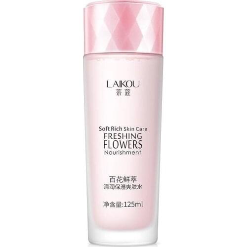 LAIKOU Cherry Blossoms Essence Toner Shrinks Pore Anti-Aging Whitening Oil Control Moisturizing Facial Acne Treatment Skin 125ml
