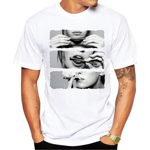 TEEHUB Short Sleeve Summer Girls love blunts Men T-Shirt Funny Sexy Girl Printed Tshirts Casual Tee Hipster Tops