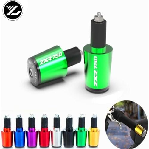 Motorcycle 7/8'' 22MM Grips the bar ends CNC Handlebar Handle Bar Sliders Grips ends for kawasaki ZXR750 ZXR 750 1989-1995