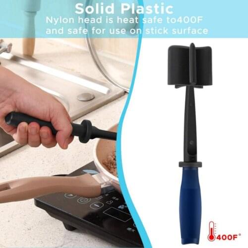 Nylon Hamburger Cleaver Multifunctional Nylon- Minced Meat Chopping Utensil Mixing Chopper Heat-resistant Non-stick Mixture