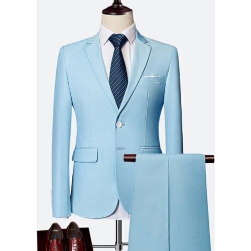 New Costume Homme Popular Clothing Luxury Party Stage Mens Suit Groomsmen Regular Fit Tuxedo 3 Peice Set Jacket+Trousers+Vest