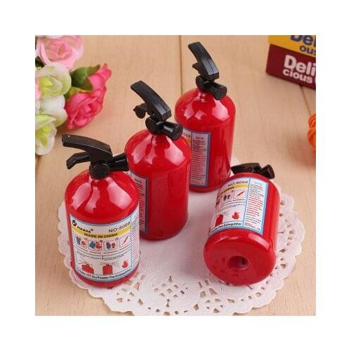 Fire Extinguisher Style Pencil Sharpener Creative Emotion Plastic Pencil Sharpener Child Gift Stationery School Supplies