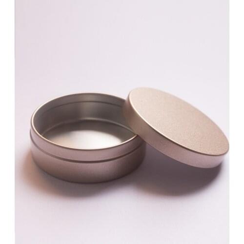 Wholesales 100ML Candle Jars with Lid Bulk Round Candle Container Tins Matte Gold Black Aroma Pot Empty Storage Box 25pcs/lot