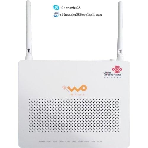 Original Hua wei HG8347R GPON ONU ONT, with 1 GE + 3FE LAN ports + 1*phone port + wifi, English version