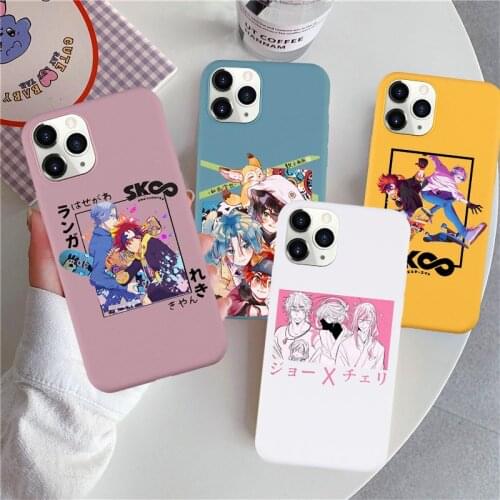 Sk8 The Infinity Phone Case For iPhone 12 Pro MAX 11 7 XR XS SE2020 X 8 6 Plus Cute Japan Anime Soft Candy Silicone Cover Fundas
