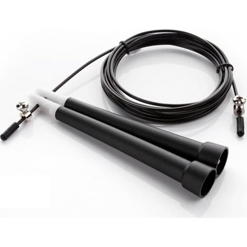 Plastic Handle Jump Rope Crossfit Speed Weight Skip Rope Fitness MMA Boxing Training Professional Stainless Steel Wire Home Gym