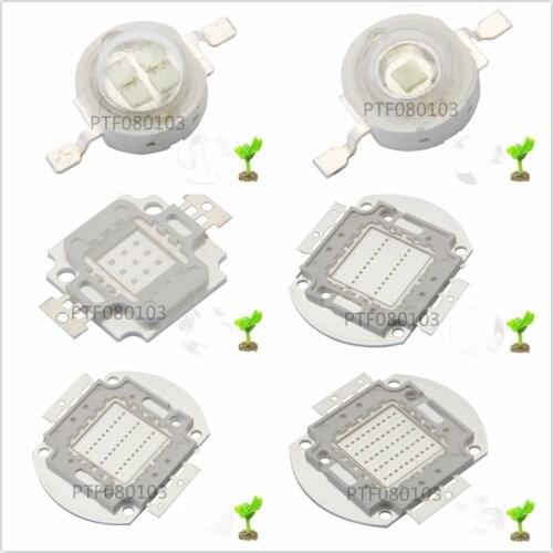 High Power Royal Blue LED Grow Chip 440nm 450nm 1W 3W 5W 10W 20W 30W 50W 100W COB LED Emitter Bulb for DIY LED Plant Grow Light