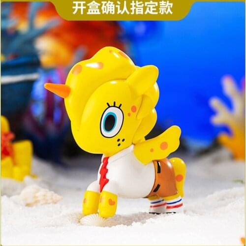 Mystery Box Tokidoki Unicorn Baby Co-branded Series of Blind Box Pi Big Star Octopus Mini Figures Home Decore Kawaii Girl Gift
