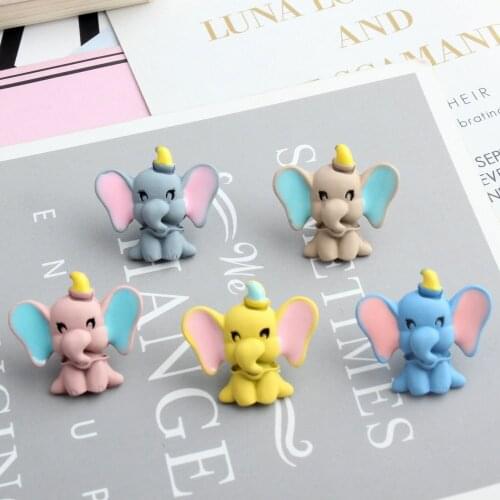 100pcs 20*23mm cute mini Paint enamel alloy 3D simulation animal Circus elephant charms pendant for necklace diy jewelry CH0320