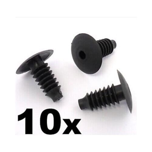 10x For BMW Plastic Trim Plug Clip- For upholstery, trunk & boot linings