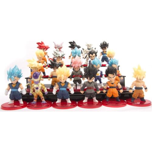21Pcs/Lot Japanese Anime Figure God Fight PVC Anime Figure Collectible Model 7-8cm