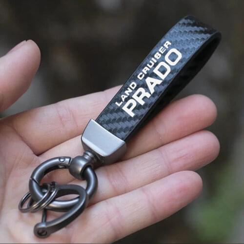 Car Accessories Key Chains Keychain Holder Key Ring Lanyard for Keys For Toyota Prado 120 Fj150 Land Cruiser Car Styling