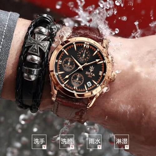 Fashion Men Quartz Watches Top Brand Luxury Designer Male Clock Chronograph Sport Mens Wrist Watch Relogio Masculino