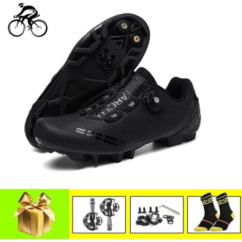 Cycling Sneakers Add SPD Pedals Wear-resistant Riding Bicycle Breathable Self-locking Sapatilha Ciclismo Mtb Mountain Bike Shoes