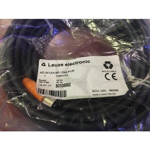 LEUZE 50106882 , KD M12A-8P-10M-PUR
