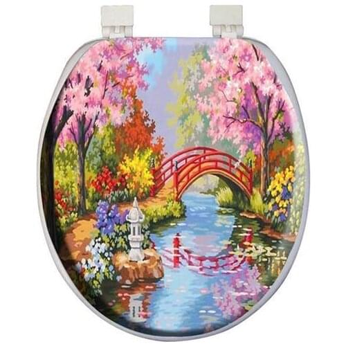 Classic Pattern Soft Toilet Seat Cover