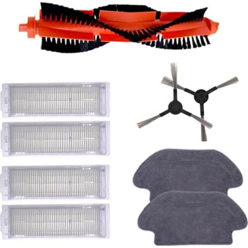 Main Brush Hepa Filter Side Brush Mop Cloth for xiaomi Robot STYJ02YM Mi Mop Pro Conga 3490 Viomi V2 PRO V3 SE V-RVCLM21B