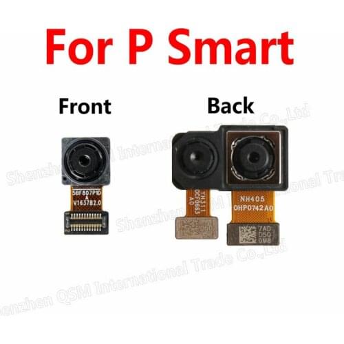 Front Rear View Back Camera For Huawei P Smart / Enjoy 7s Main Frontal Facing Camera Module Flex Cable Replacement Spare Parts
