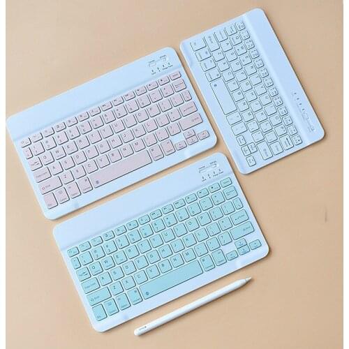 Portable Tablet Phone Universal Bluetooth Keyboard Keyboard Mini Bluetooth Wireless Keyboard Mobile Phone PC Universal 8 "10"