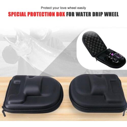 Fishing Reel Bag Waterproof Protective Portable EVA Hard Shell Casting Case for Baitcasting Reel Fishing Accessories