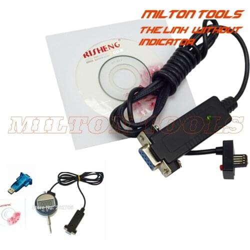 RS232 (9Holes) Data Output For Digital Indicator Digital Caliper Micrometer RS232 Datalink with USB Convertor Data Output Link