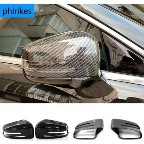 Car Reversing Mirror Housing Cover Left/Right Wing Rear View Mirror Cover For Mercedes-Benz C-Class W176 W246 W204 W212 W221 CLS