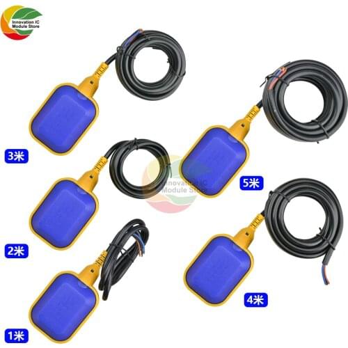 Cable type square float switch Water level switch 1m 2m 3m 4m 5m 250V~380V 5A