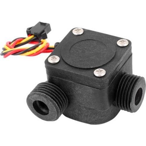 1 Pc G1/2" Hall Effect Water Flow Sensor Switch Flowmeter FluidMeter 1-30L/min L Type