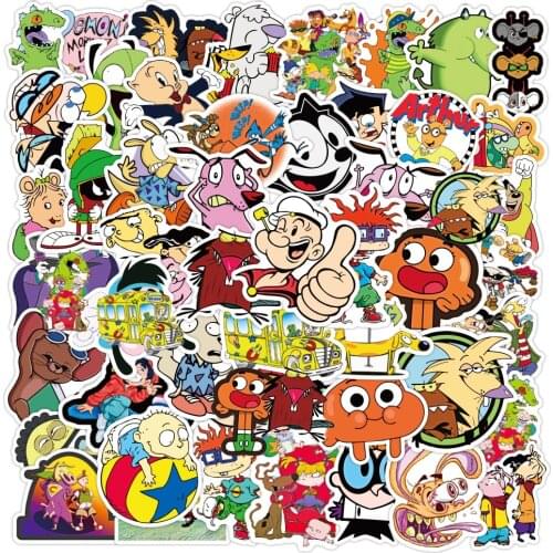 10/30/50PCS Mix Classic Anime Cartoon Stickers DIY Phone Snowboard Laptop Luggage Fridge Guitar Graffiti Cute Sticker Decal Toy