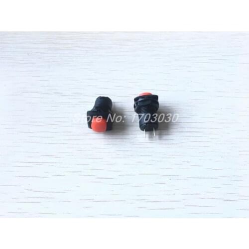 10 Pcs Red Button Latching Pushbutton Switch SPST AC 125V/3A 1.5A/250V