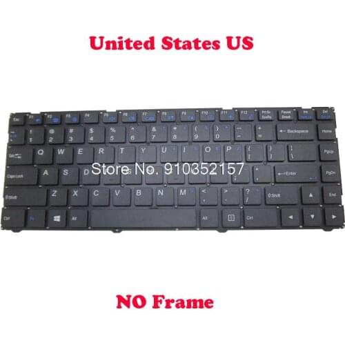 English Keyboard For CLEVO W330AU CVM14C23U4-430 6-80-W3301-010-1 CVM14C23US-430 6-80-W3300-011-1 CVM14C23US-4301 United States
