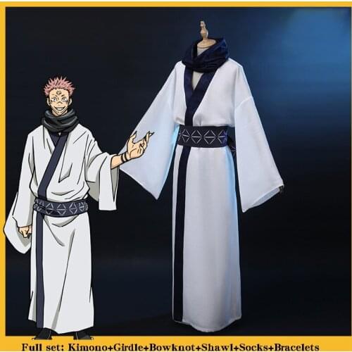Anime Jujutsu Kaisen Ryomen Sukuna Cosplay Costume Halloween Carnival Uniforms Custom Made