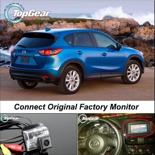 Car Camera Connect Original Factory Screen / Monitor For Mazda CX 5 CX-5 CX5 2012~2015 High Quality Rear View Back Up Camera