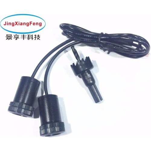 JingXiangFeng Newest 4th Gen Ghost Shadow Light Laser Logo Case For Seat Projector LED Courtesy Door Interior Lamps Decoration