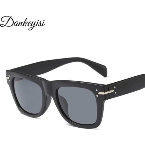 DANKEYISI Classic Unisex Square Sunglasses Men Women Vintage Outdoor Mirror Goggle Sunglasses Female UV400 Oculos Male