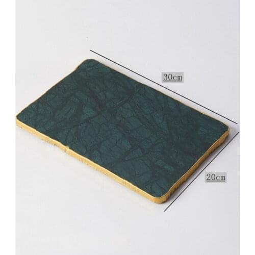 Classic Natural Marble Tray Jewelry Perfume Tray Kitchen Storage Plate