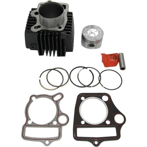 52mm Big Bore Cylinder Piston Rings Pin Gaskets Kit For 110cc Motorcycle ATV